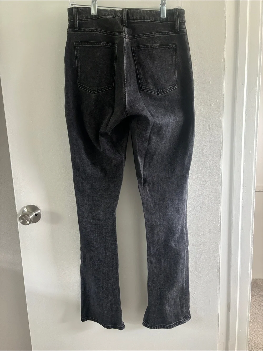 Abercrombie & Fitch black denim with slits on the side 4L Curve Love - Picture 5 of 5